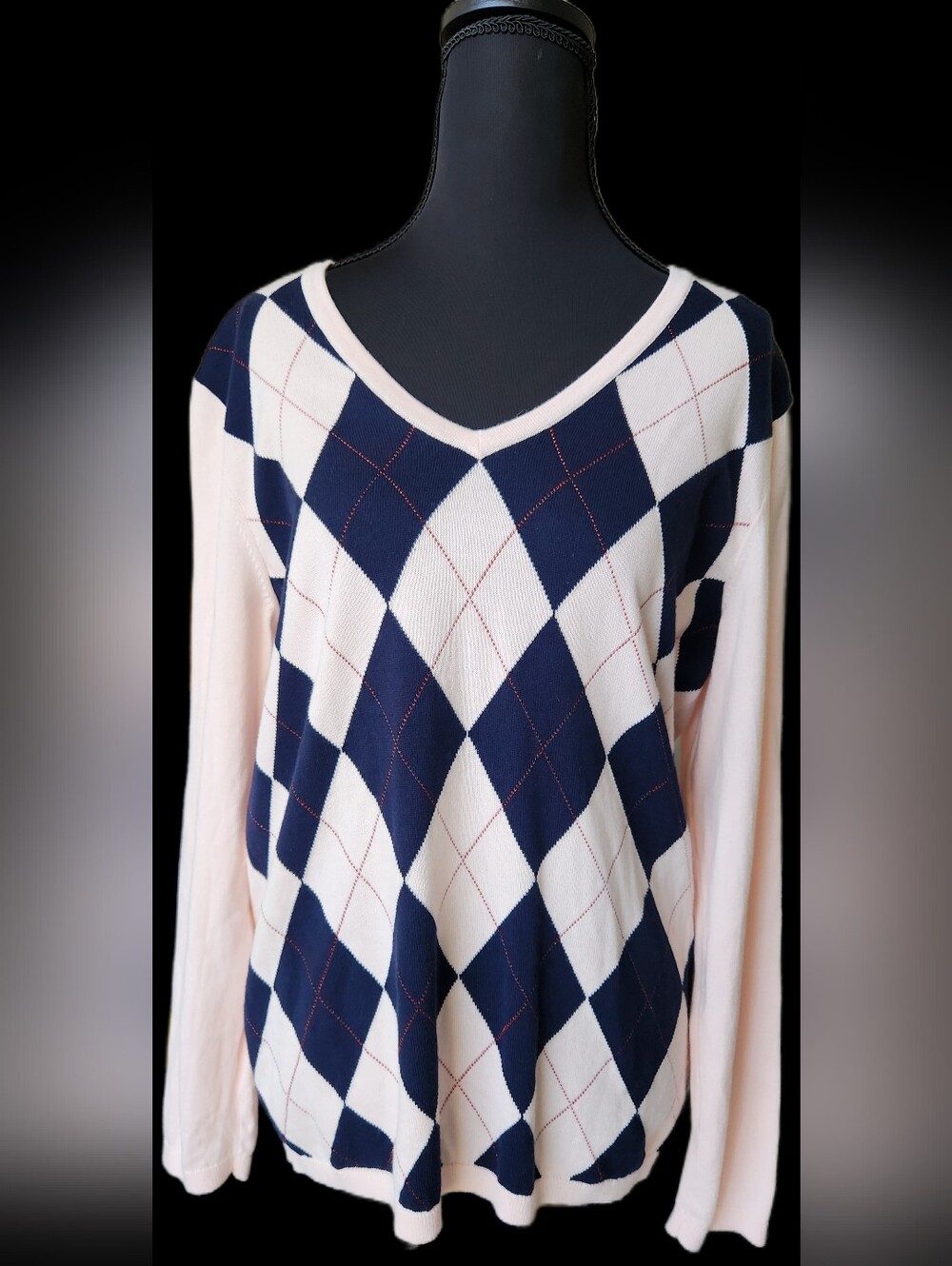 Tommy Hilfiger Sweater Women's Large Preppy Academia